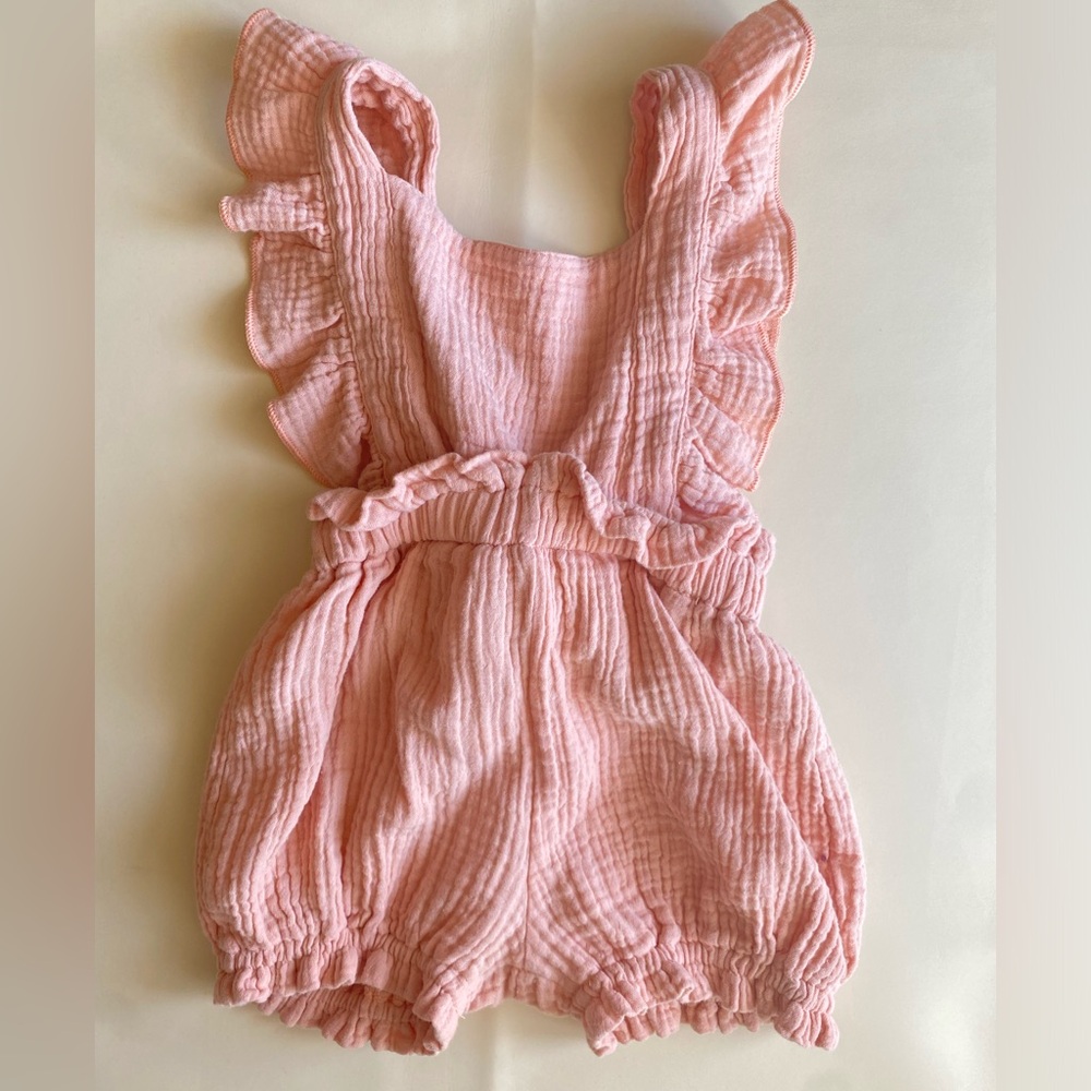 Baby Girl Muslin Romper